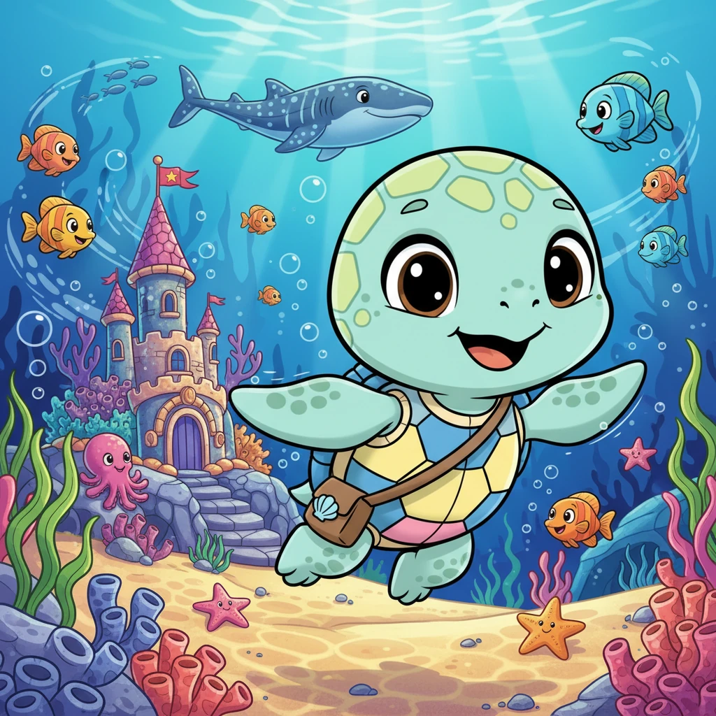 Shelly's First Ocean Adventure - adventure