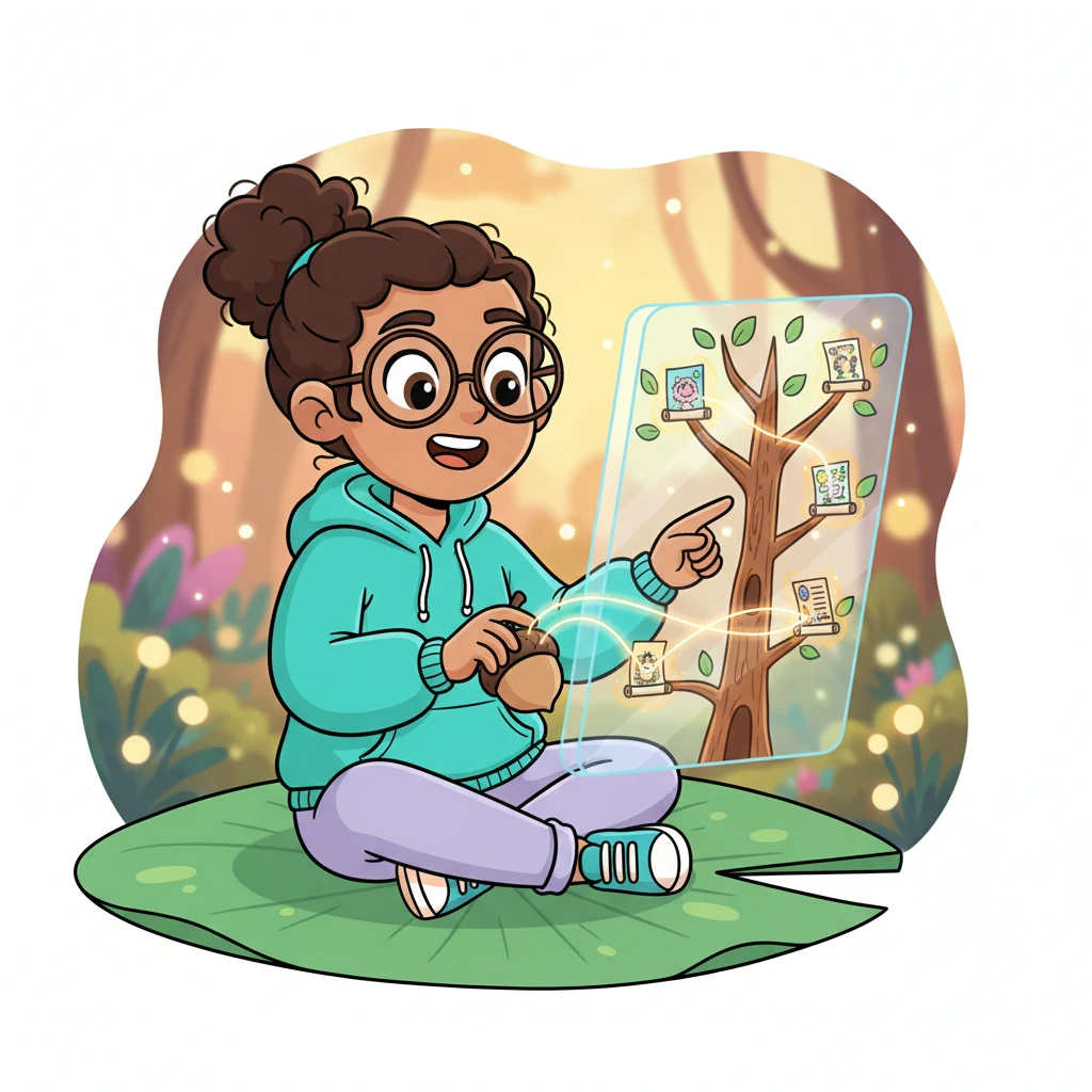 With a happy hum, Pip carefully uploads each drawing and poem, dragging and dropping them into their designated spots. Her tiny fingers fly across the mouse, making her digital treehouse come alive with colors and creativity, piece by wonderful piece.