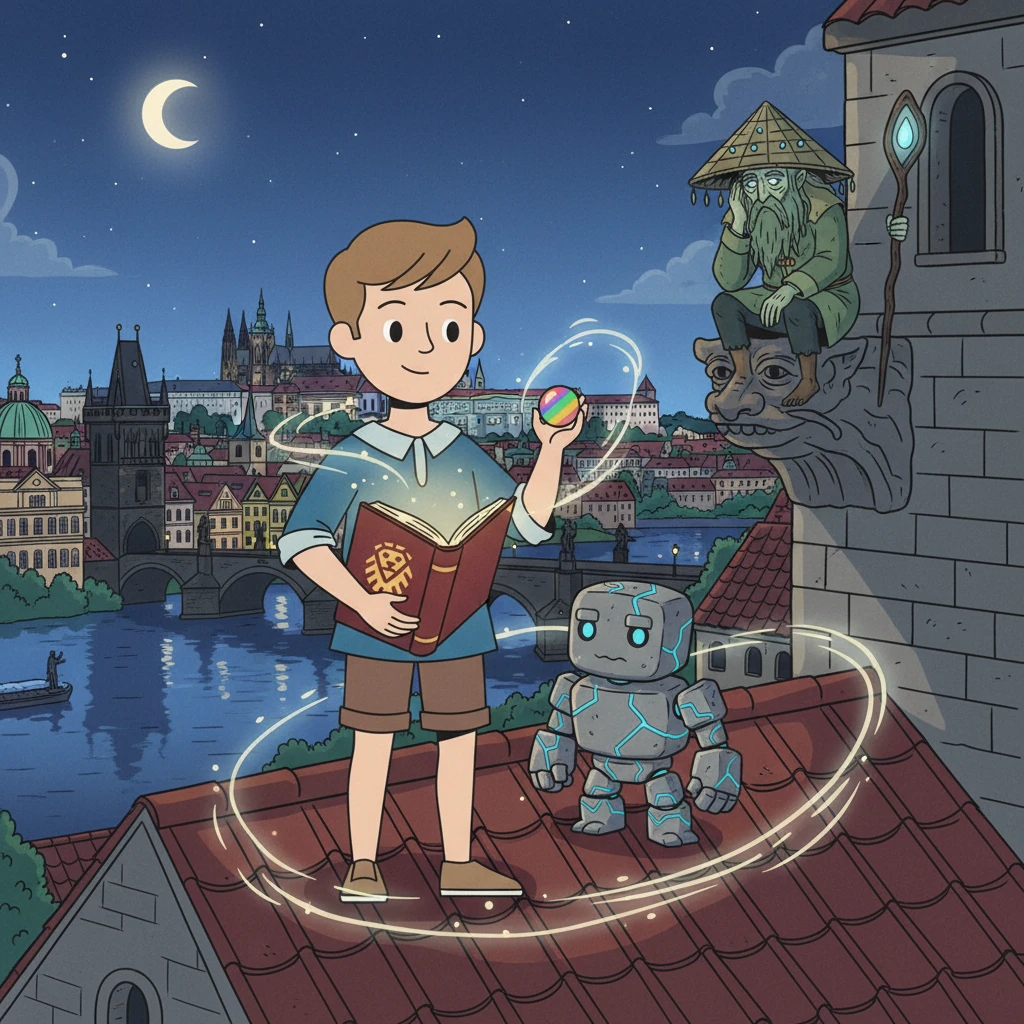 Jakubovo kouzelné dobrodružství v Praze - 童话故事