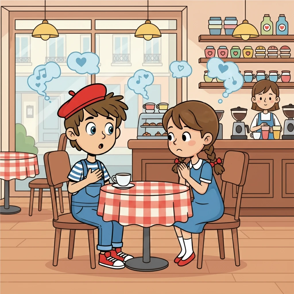 Fin 2024, Aimée confesse ses sentiments à Manu, dans un café. L'émotion est palpable, les mots flottent dans l'air. Manu est surpris, le cœur battant, confronté à une vérité qu'il avait longtemps refoulée. Un carrefour se dresse devant lui.