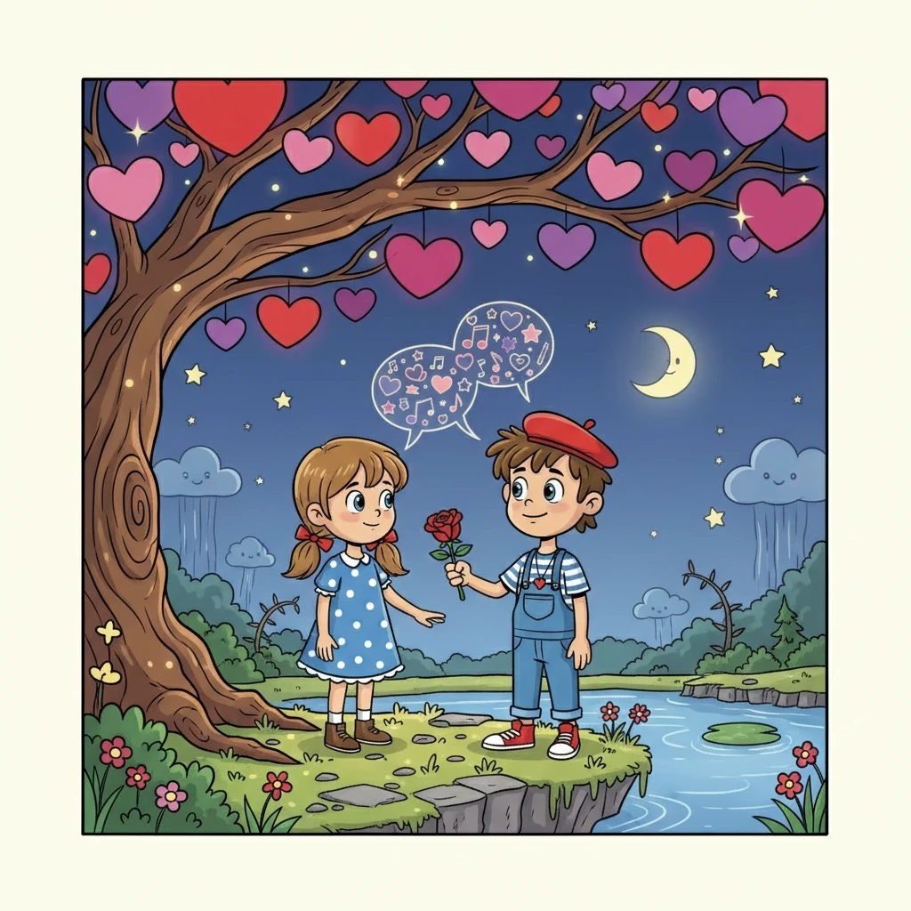 Manu et Aimée, se retrouvent dans un lieu secret, un endroit spécial pour eux. Ils partagent leurs sentiments, les mots s'enchaînent avec douceur et complicité. La connexion entre eux est forte, mais les obstacles sont nombreux.