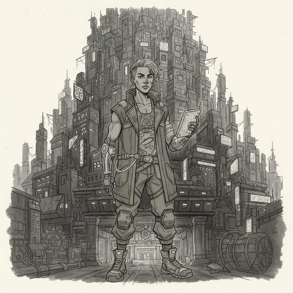 Kael y la Ciudad Eterna - 科幻故事