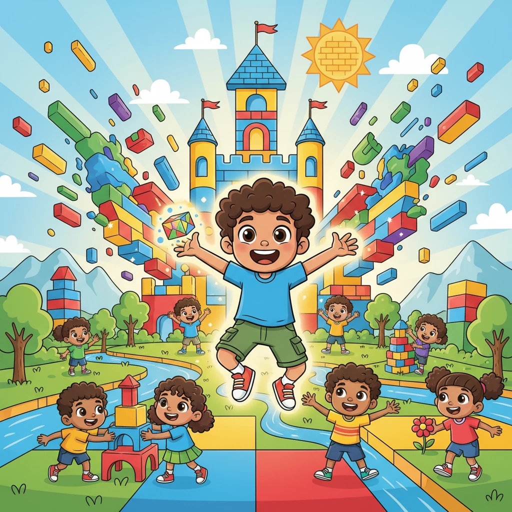 Leo y el Mundo de Bloques Mágicos - creative