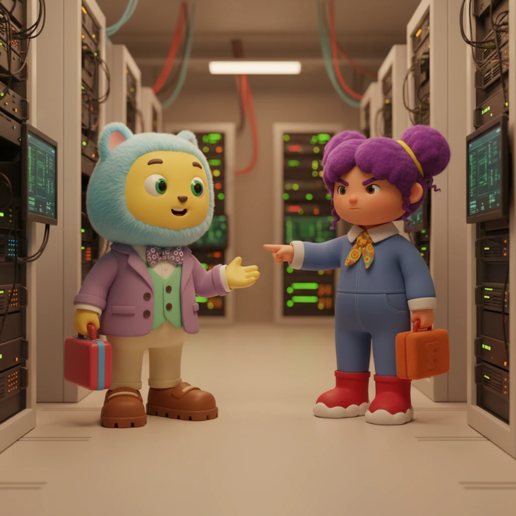 Haley countered, equally resolute, that her team absolutely could not relinquish their existing server schedule, as it was vital for their daily client demonstrations and urgent data uploads. Her voice was firm, mirroring Keith's resolve.