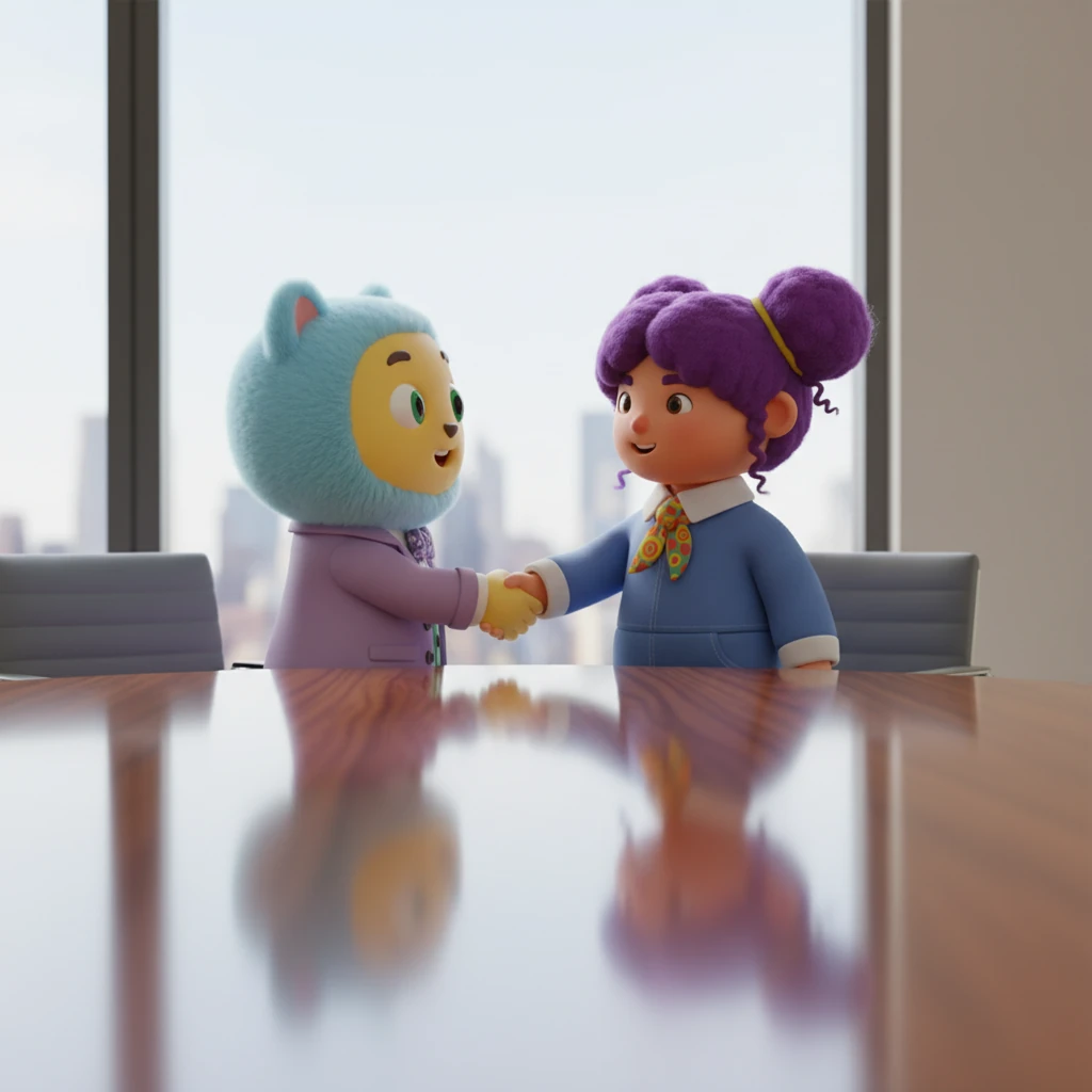 In a final meeting, with Project Synergy back on track and ahead of schedule, Keith and Haley shook hands, a genuine smile replacing their previous strained expressions. They had learned that by understanding each other's true needs, they could achieve far more together. The polished conference room now reflected a sense of shared accomplishment.