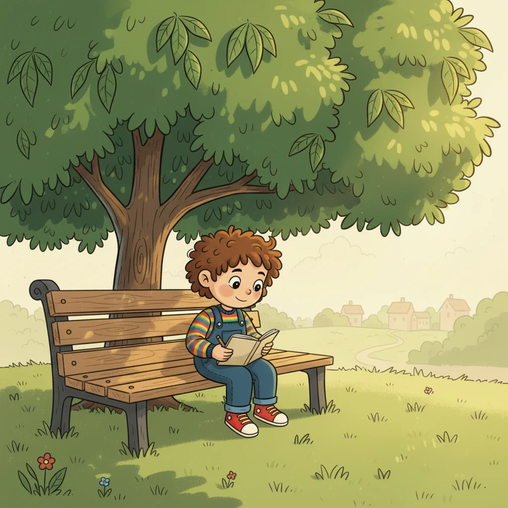 Despite being tucked away, a sweet girl named Lila often sought out Bennie. She would sit quietly, sketching in her notebook, finding peace on its weathered seat and noticing the intricate patterns in its aging wood.