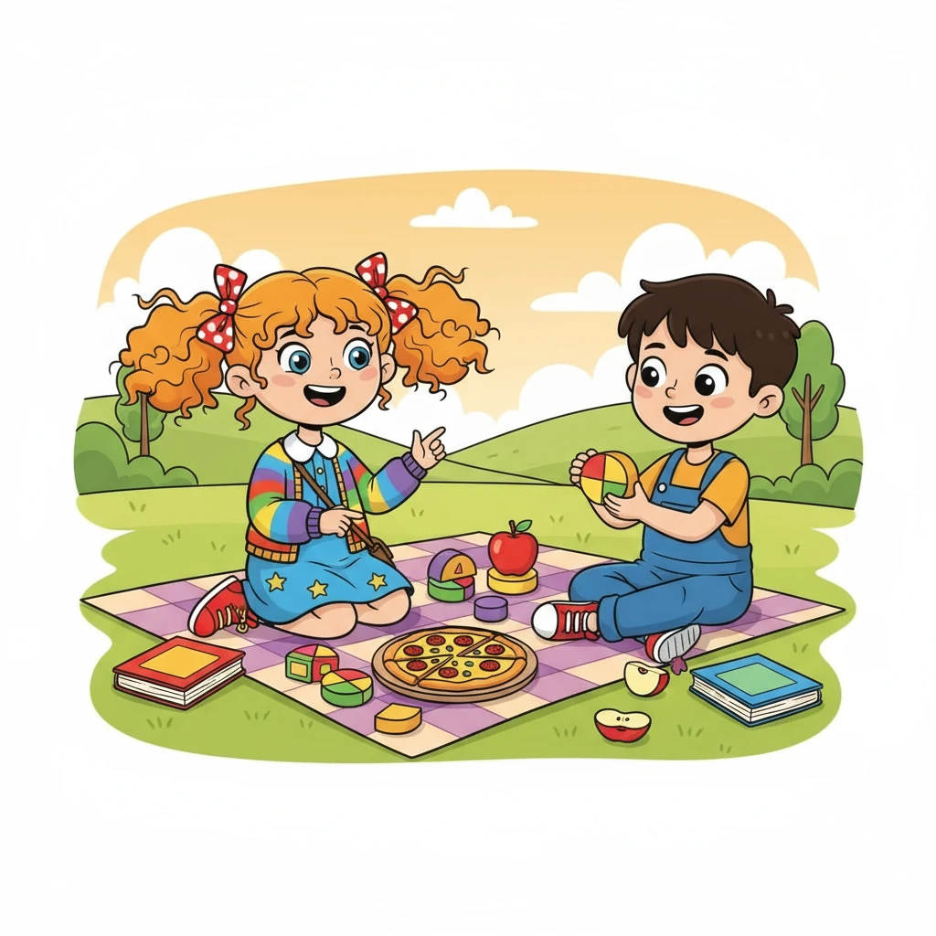 Gün boyunca, Elif ve Ali farklı kesirlerle oyunlar oynadılar. Bütün, yarım, çeyrek kavramlarını pekiştirdiler. Elif, kesirleri öğrenmekten keyif almaya başlamıştı. Artık matematiği daha çok seviyordu.