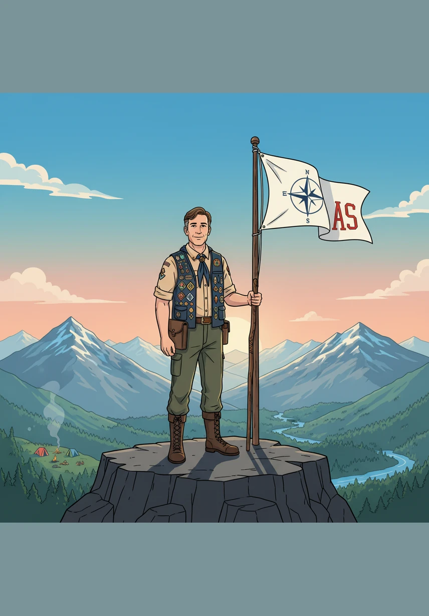 As the sun sets behind the distant mountains, Arthur stands alone for a moment, his silhouette framed by the golden light. He knows that while his work is often behind the scenes, the legacy of scouting will continue to thrive in the hearts of these future leaders.