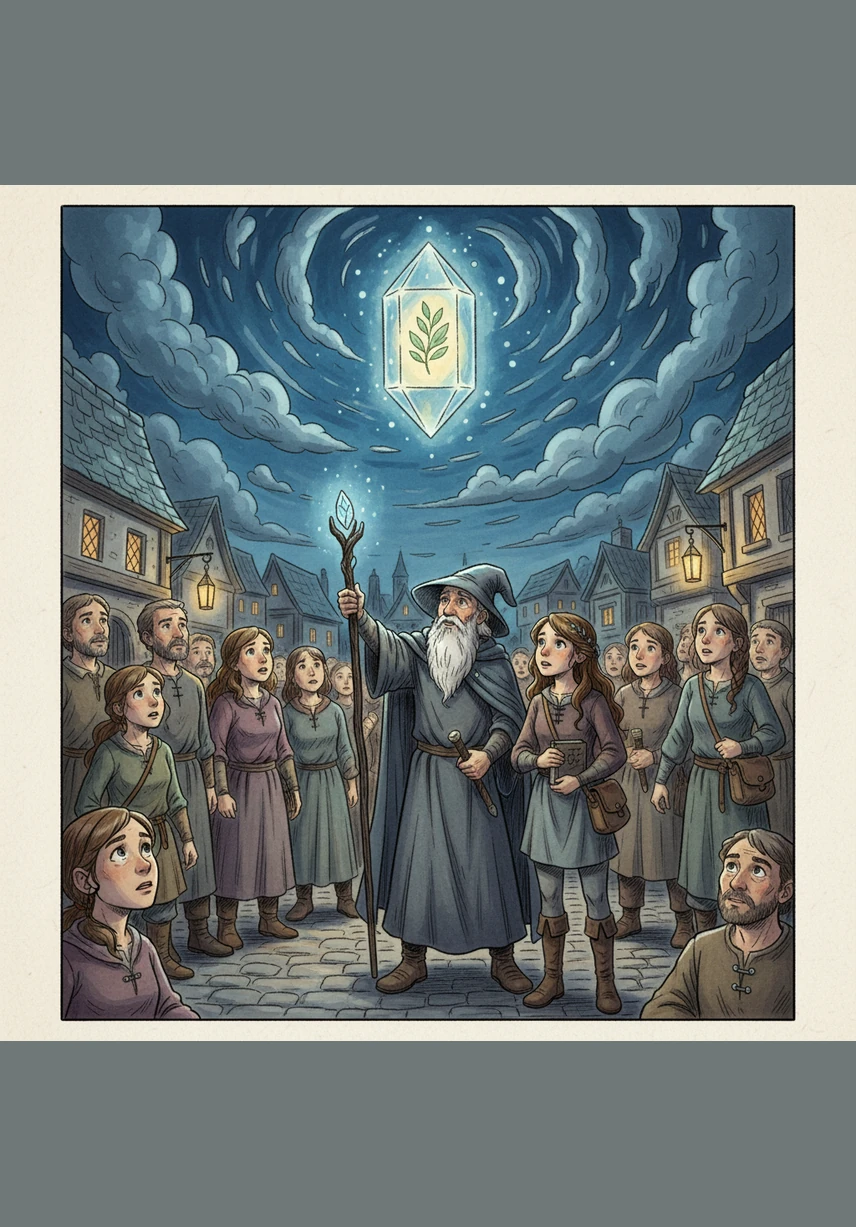 While others filled their jars with loud victories and bright sparks of success, Elara watched thoughtfully as the heavy glow of pride began to weigh down the people around her.