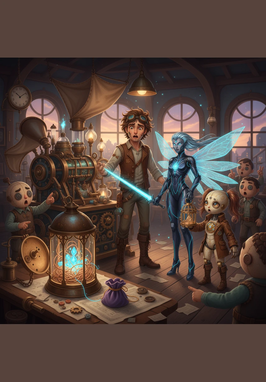 The illusion of the silver-threaded stranger shatters like brittle glass when the truth is spoken, leaving Julian standing in the dust of his own broken promises and hollow excuses.