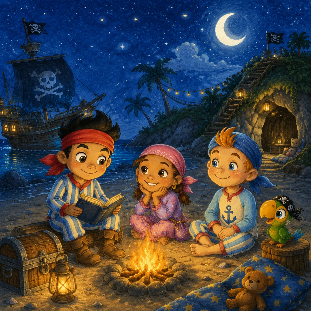 Bedtime on Pirate Island - Adventure stories