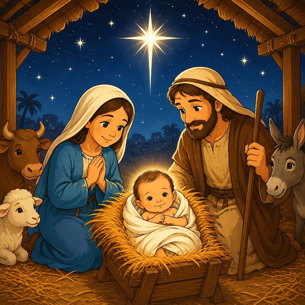 The story of the birth of Jesus
