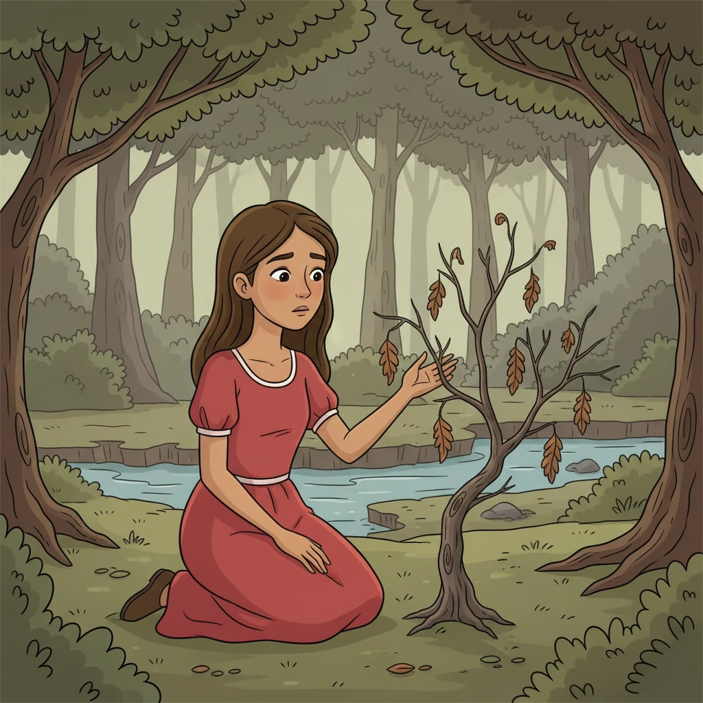 The shadowy fish, with wide, hungry eyes, slowly rose towards the surface, its large mouth slightly open. It was heading straight for the struggling Pip, who was now barely clinging to the slippery stone. The danger was clear and imminent.