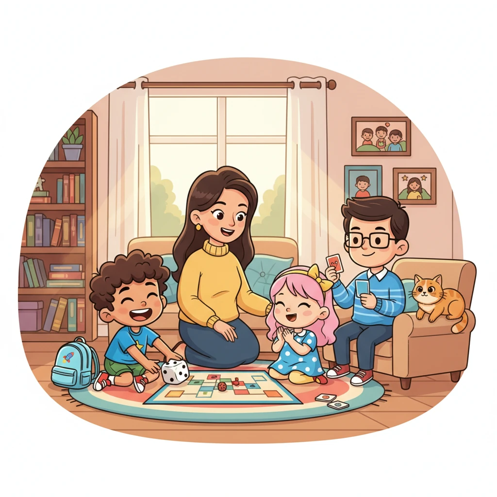 Rohan and Pinky realized how wonderful it felt to spend time with their family away from mobile screens. It wasn't just about the games; it was about the warmth of love and belonging.
