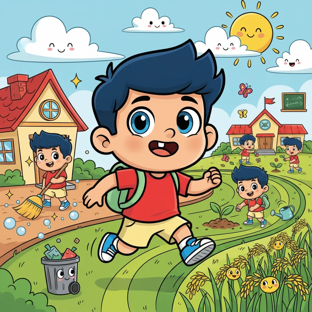 Rumahku Bersih, Lingkunganku Asri - Educational