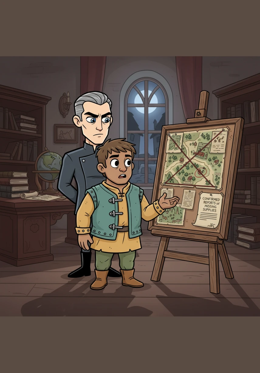 Turning his gaze from the board, Elias looks toward the open archway where the warm light of the afternoon pours in. The town beyond the gate is a labyrinth of shadows and golden light, exactly as the cartographer had depicted in muted ochres and earthy greens. He feels the weight of the iron token in his hand, wondering what door it might unlock.