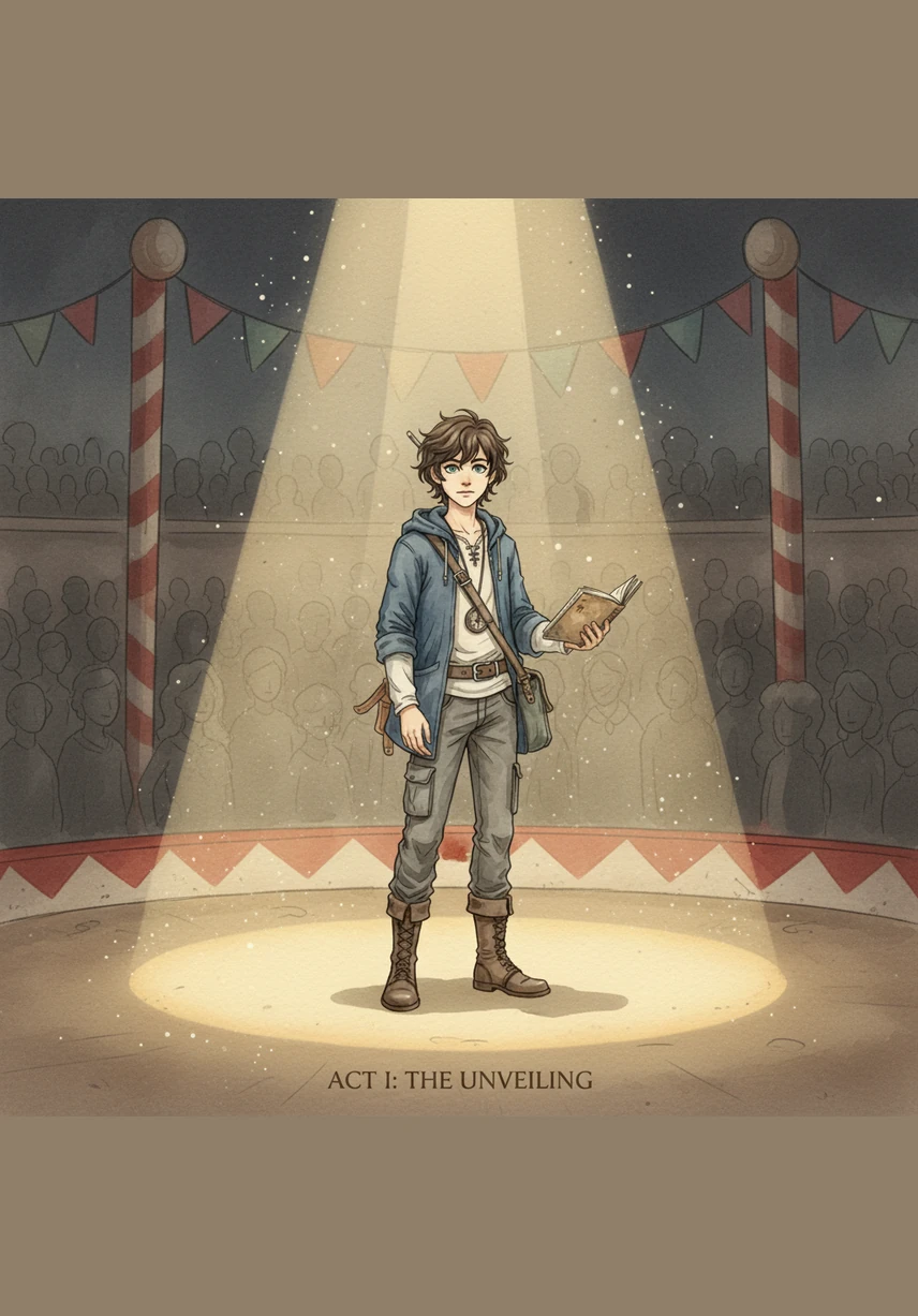 To the outside world, the show must go on, and Alex pulls the oversized ringmaster’s hat low over his eyes to hide his youth. He steps into the golden spotlight, his voice steady as he welcomes the crowd to a spectacle they believe is still managed by the legendary elder Keplers. The audience cheers, unaware that a seventeen-year-old is now the master of ceremonies.