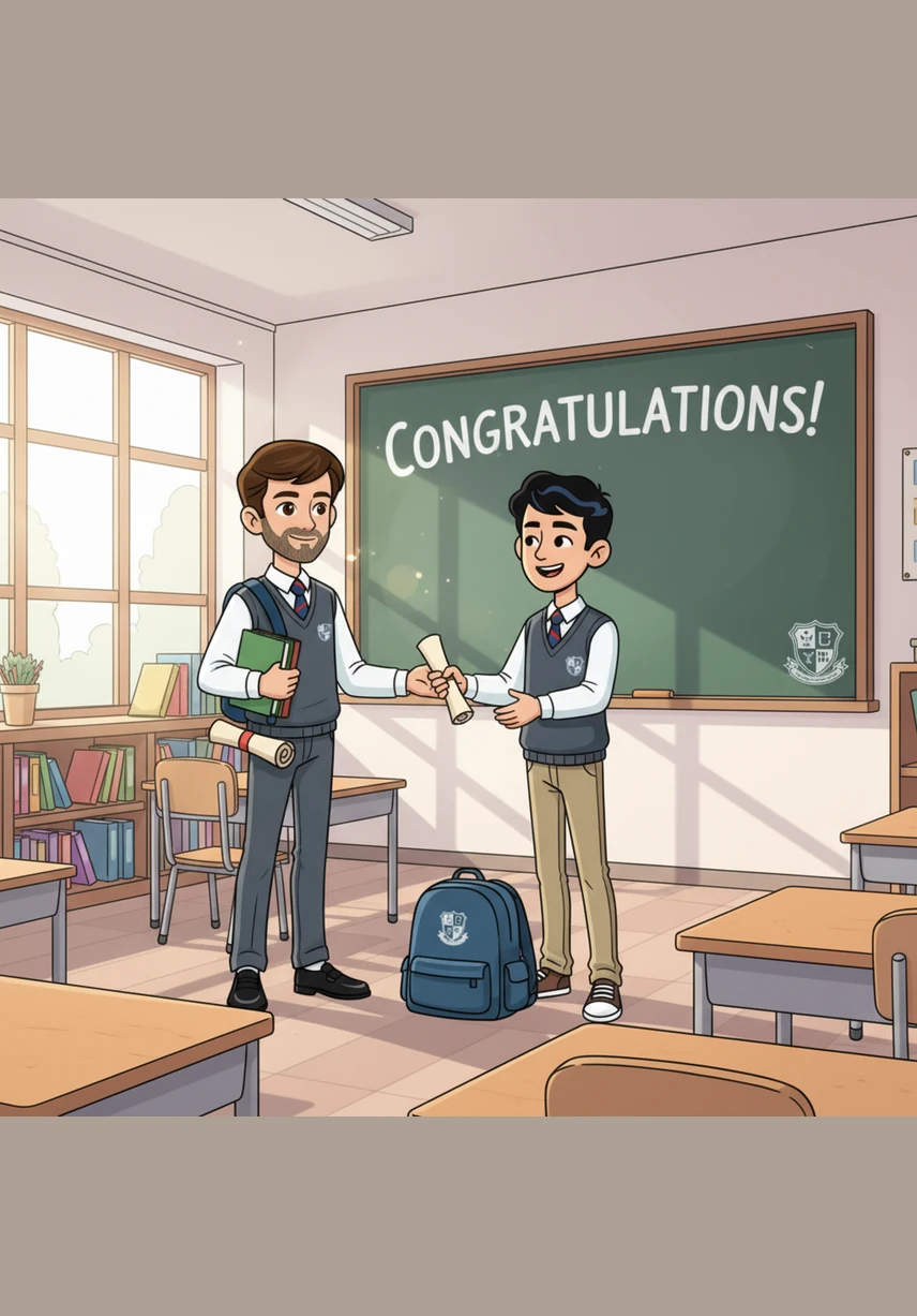 The teacher asked Aryan why he was always so quiet, and he replied with a small, modest smile. I do not feel the need to talk much, he said softly, I just prefer to let my work speak for me. From that day on, everyone knew that silence was not a sign of weakness, but a reservoir of strength.