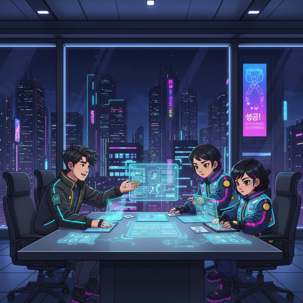 성공적인 발표는 기업 뉴스레터에 찬사를 받으며 빛나는 공공 단말기에 게시된다. 팀은 새로운 고위험 프로젝트에 배정된다. 밤늦게까지 회의실 불은 다시 밝게 타오르고, 또 다른 보고서가 진행 중이며, 또 다른 마감일이 다가온다. 창밖의 네온 도시 풍경은 건물 안의 인간 드라마에 무관심하게 빛난다.