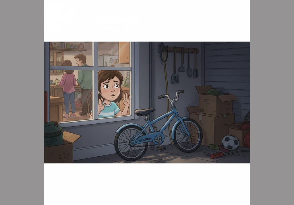 For several days, the bicycle sat alone in the corner of the garage, gathering a light dusting of silence. Lily watched it from the kitchen window, fe