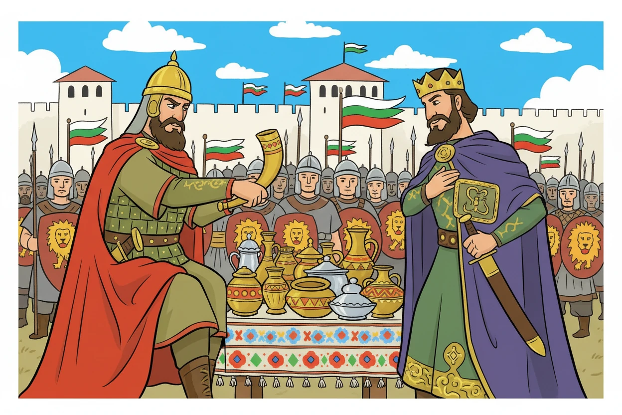 Бояна научила за много важни битки и владетели, като кан Крум и хан Омуртаг. Тя разбрала за силата на българската държава. Тя си представила как героите се бият за своята земя.