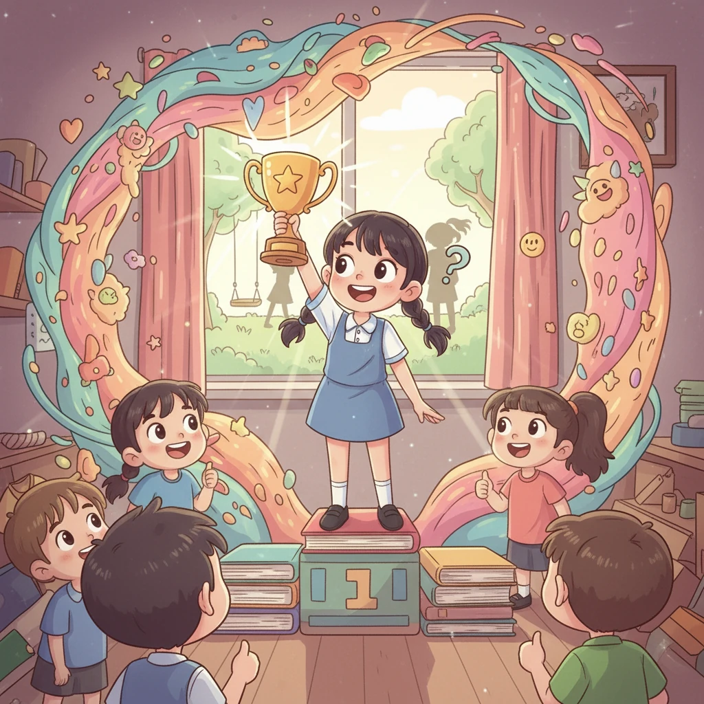 Cuối cùng, An đã đạt được những thành công đáng tự hào. Em hiểu rằng, để đạt được ước mơ, cần phải có sự kiên trì, tập trung và vượt qua mọi cám dỗ. An đã trở thành một tấm gương sáng cho bạn bè và những người xung quanh.