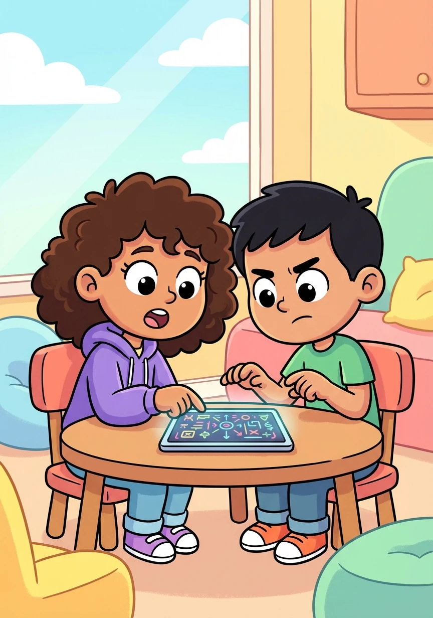 Mientras analiza los registros, Sofia se encuentra con un mensaje encriptado. Necesita ayuda para descifrarlo, así que recurre a su mejor amigo, Mateo, un experto en programación.