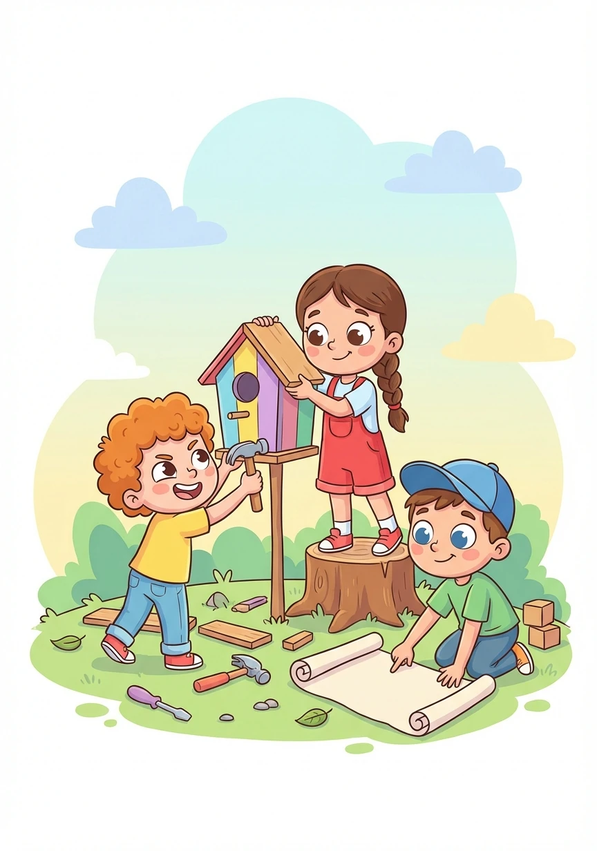 Llega el momento de poner en práctica su plan. Sofia y sus amigos trabajan en equipo, coordinando cada paso con precisión.