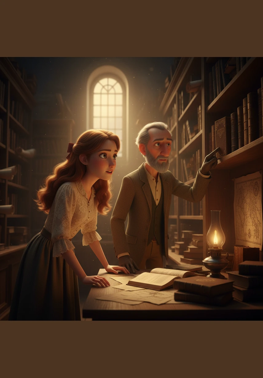 Clara and Elias spent late nights surrounded by microfilm and leather-bound directories, their shoulders brushing as they shared a single desk lamp. The search for the mysterious Evelyn became a bridge between them, turning a historical mystery into a shared heartbeat and a growing, quiet affection.