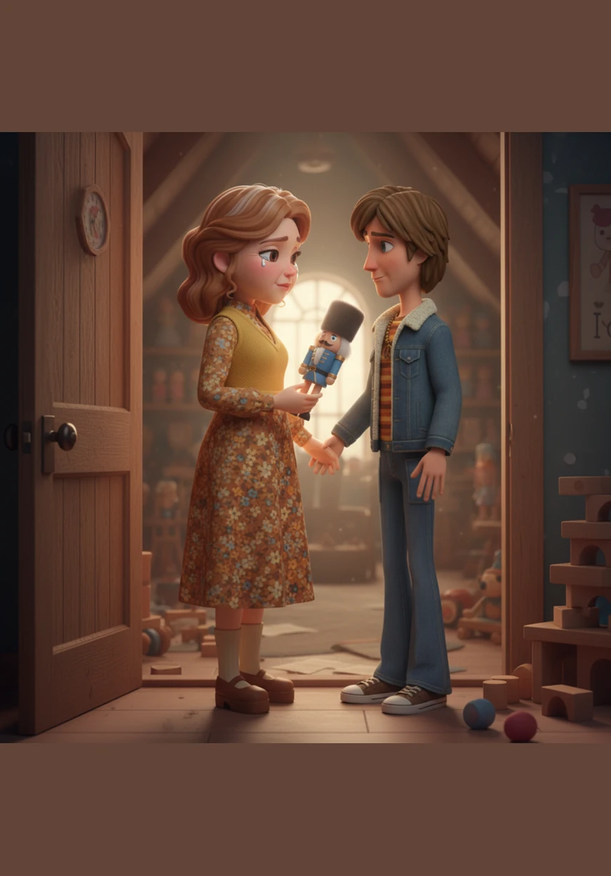 An elderly woman with familiar, sparkling eyes opened the door and gasped as she recognized the elegant, slanted handwriting on the yellowed paper. She told them how she had waited on that platform until the last train departed, and how she eventually built a life, though a part of her soul always remained in 1974.