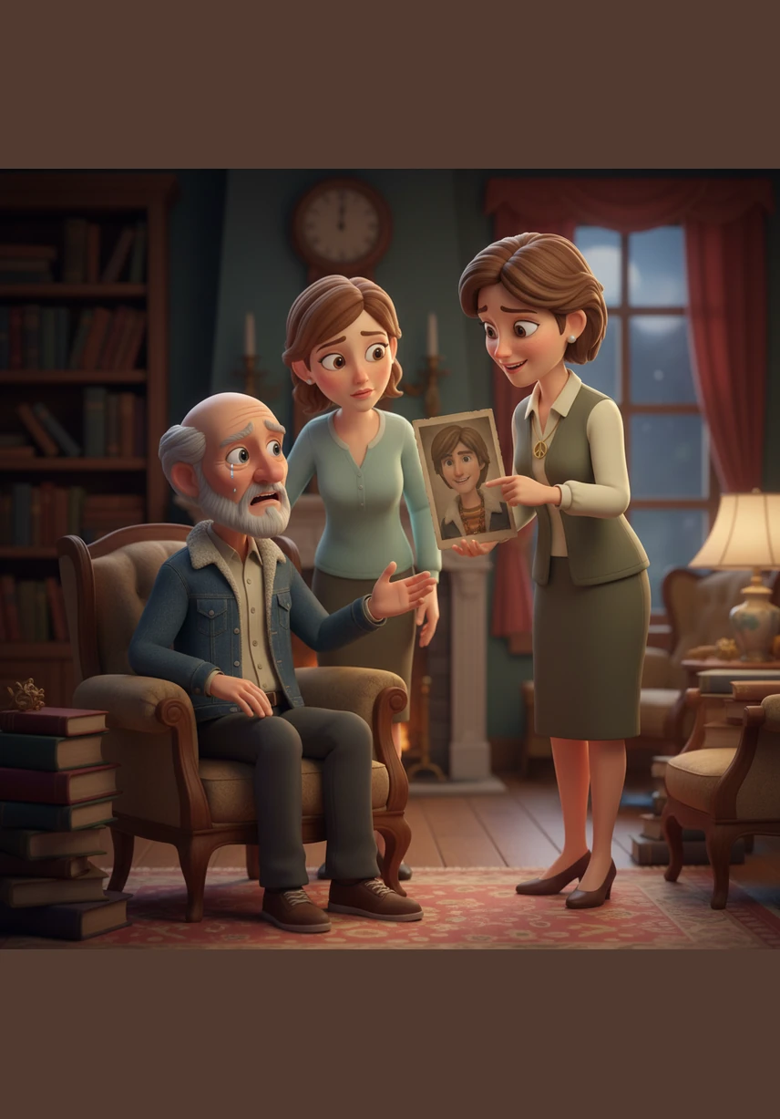 As Evelyn spoke, she pulled out an old, cherished photograph of Thomas, and Elias’s breath hitched in his throat as he stared at the face. He realized the man in the photo was his own grandfather, who had spent his final years talking about a lost book and a love that he could never quite find his way back to.