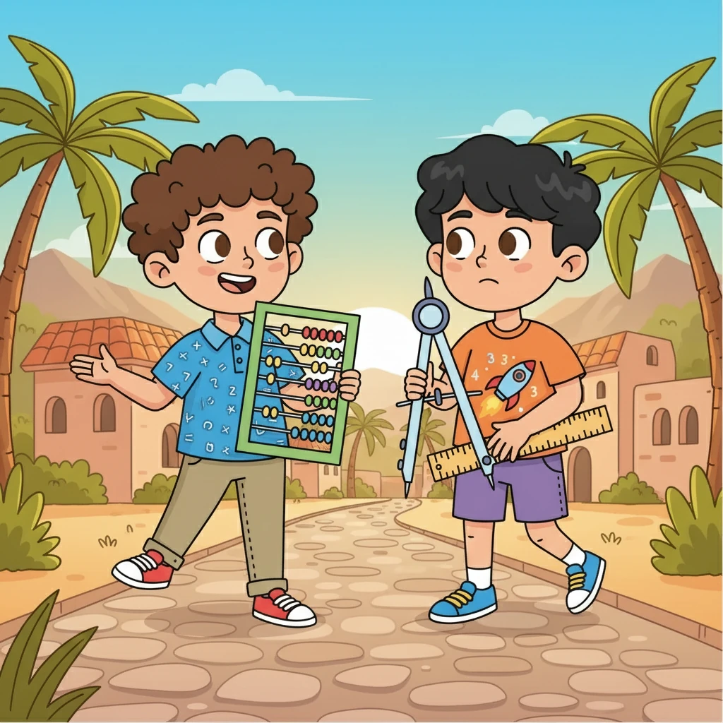 عاد خالد ويحيى إلى منزلهما وهما يشعران بالسعادة. أدركا أن الرياضيات ليست مجرد أرقام، بل هي وسيلة لتنمية التفكير المنطقي والعمل الجماعي. لقد أدركا قيمة الدقة والإتقان في كل جوانب الحياة.