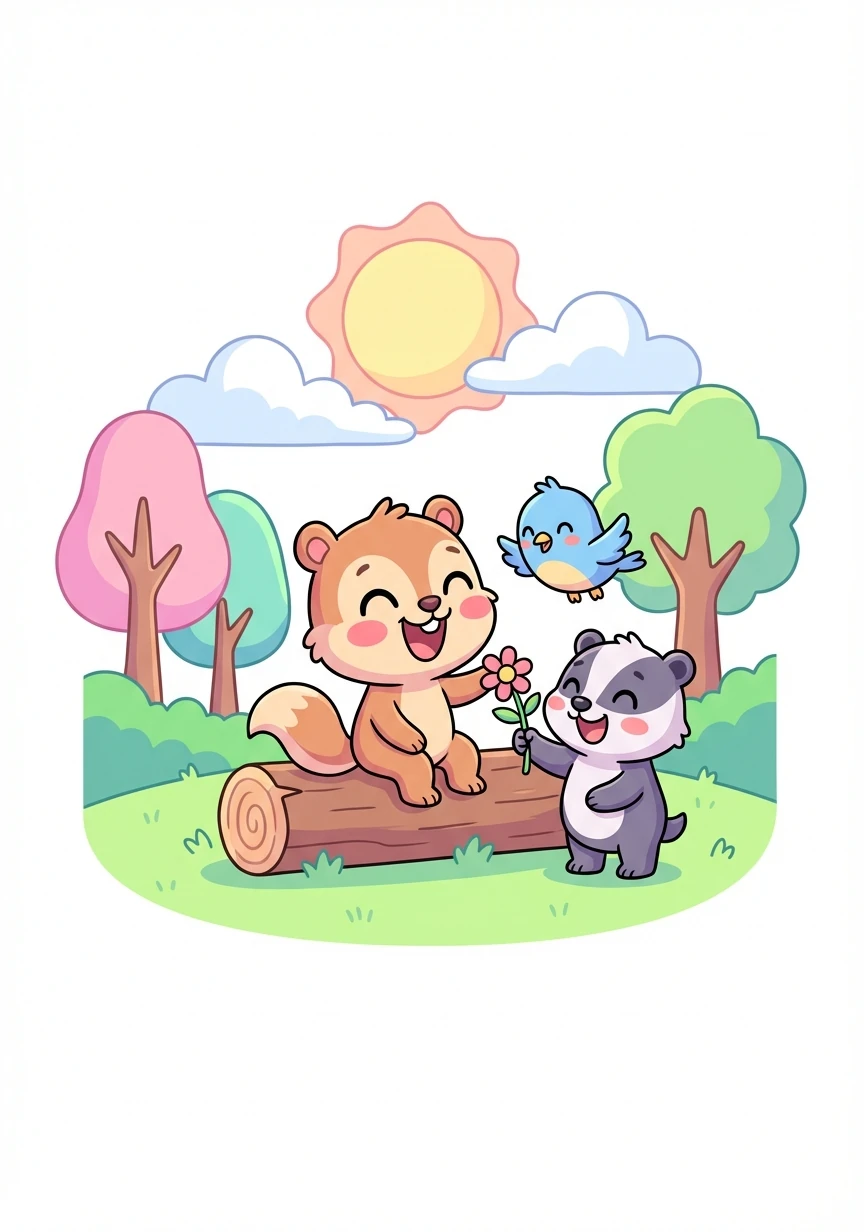 Poco a poco, Paloma hizo amigos que la apoyaron y la ayudaron a sentirse más cómoda. Descubrió la belleza en la amistad y el valor de la compañía.