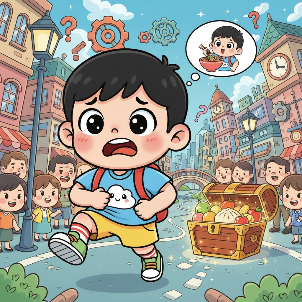 小肚肚的城市大冒险 - 冒险故事