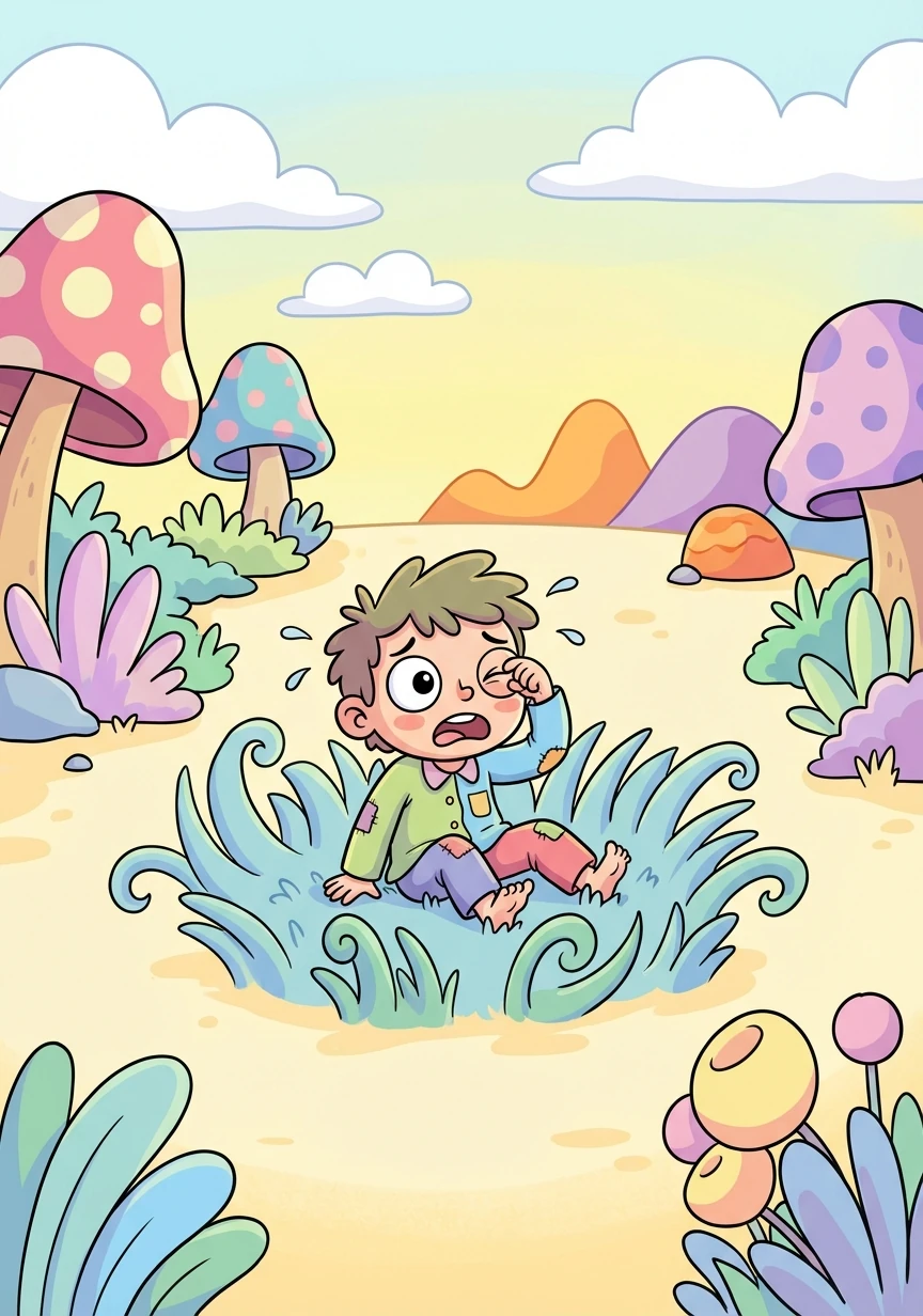 Ricardo se despierta desorientado, completamente solo en un entorno desconocido. El pánico lo invade al darse cuenta de que no tiene comida, agua ni forma de pedir ayuda.