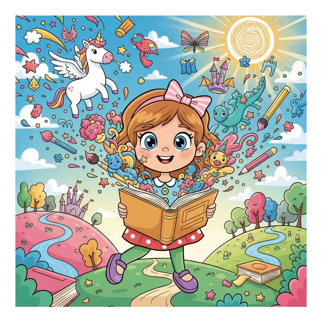Giulia e il Libro Magico - creative