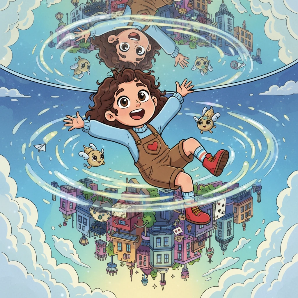 Luna and the Upside-Down Sky City - Fantasy stories