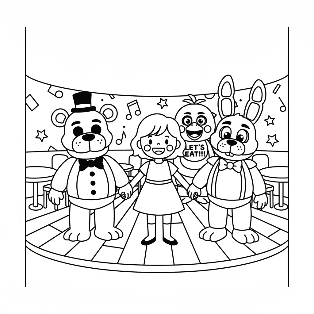 fnaf coloring pages
