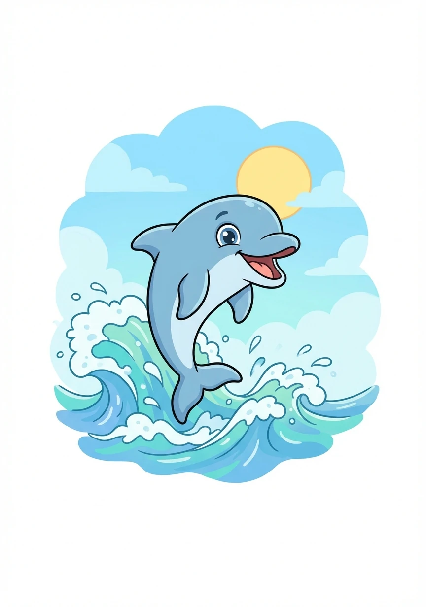 Echo, a young and curious dolphin, leaps playfully through the waves. She's eager to join her pod on their annual journey to warmer waters, a vital migratory corridor.