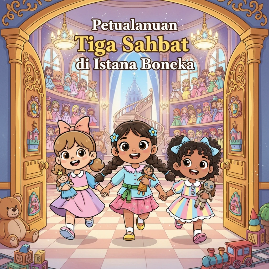 Petualangan Tiga Sahabat di Istana Boneka - 友情故事