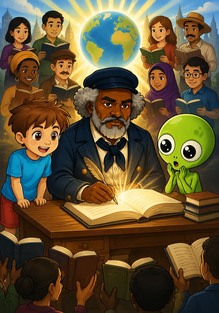 He did not just speak; he wrote the story of his life in a book that people all over the world began to read. His autobiography showed everyone the truth about the struggle for liberty and became a shining light in the fight for human rights.