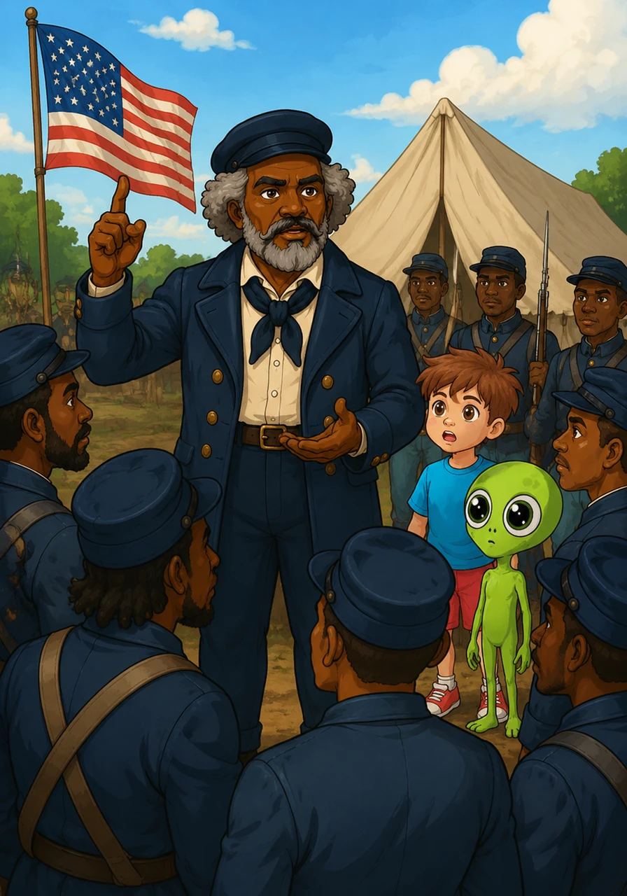 During the long years of the Civil War, Frederick worked tirelessly to recruit soldiers and defend the rights of African Americans. He knew that true freedom meant having the same protections and rights as every other citizen under the law.