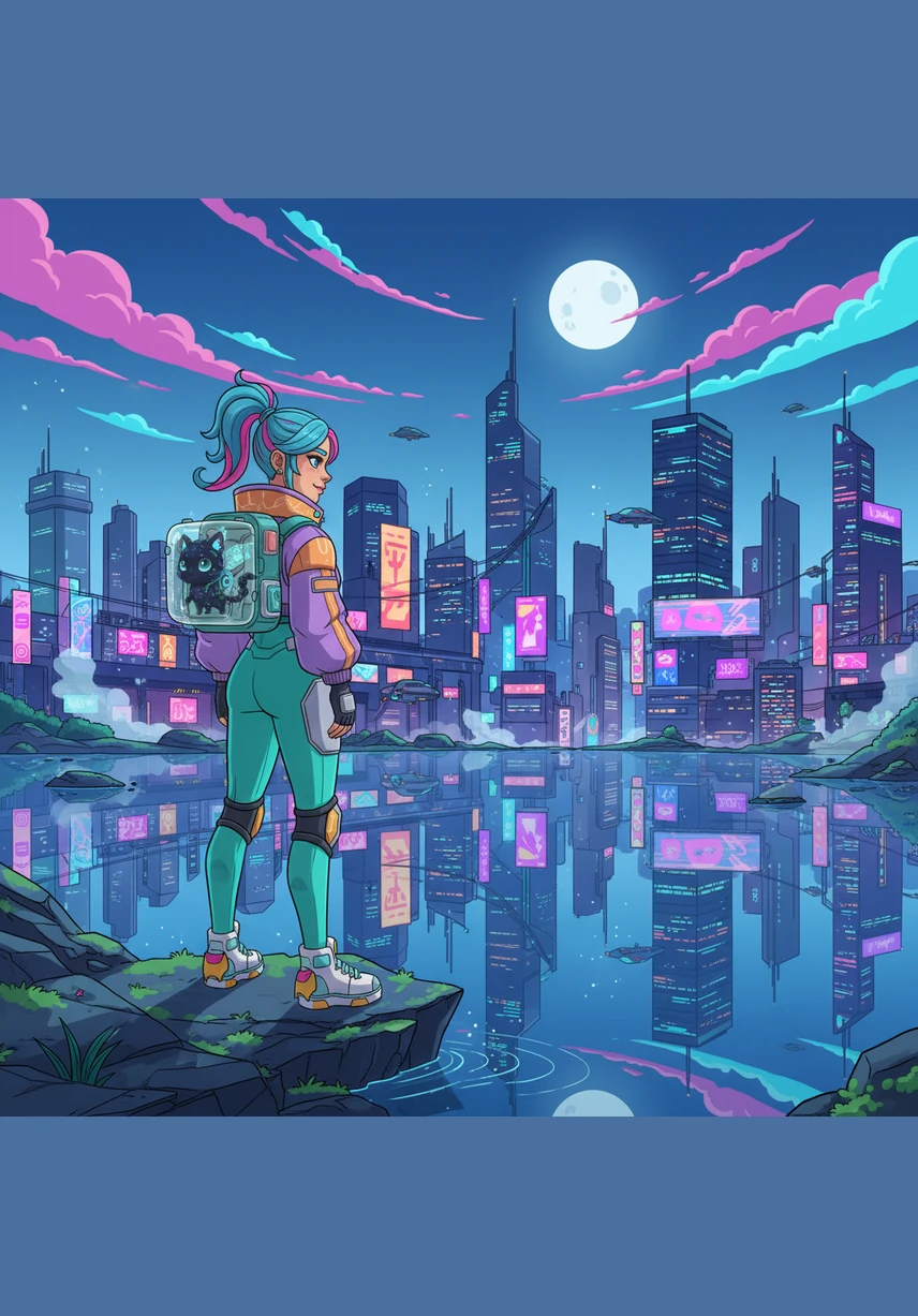 She reaches the edge of a crystal-clear lake that is said to reflect a person's deepest and most hidden desires. Instead of a golden crown or a grand palace, Elara only sees her own tired eyes looking back at her, searching for a spark of light.