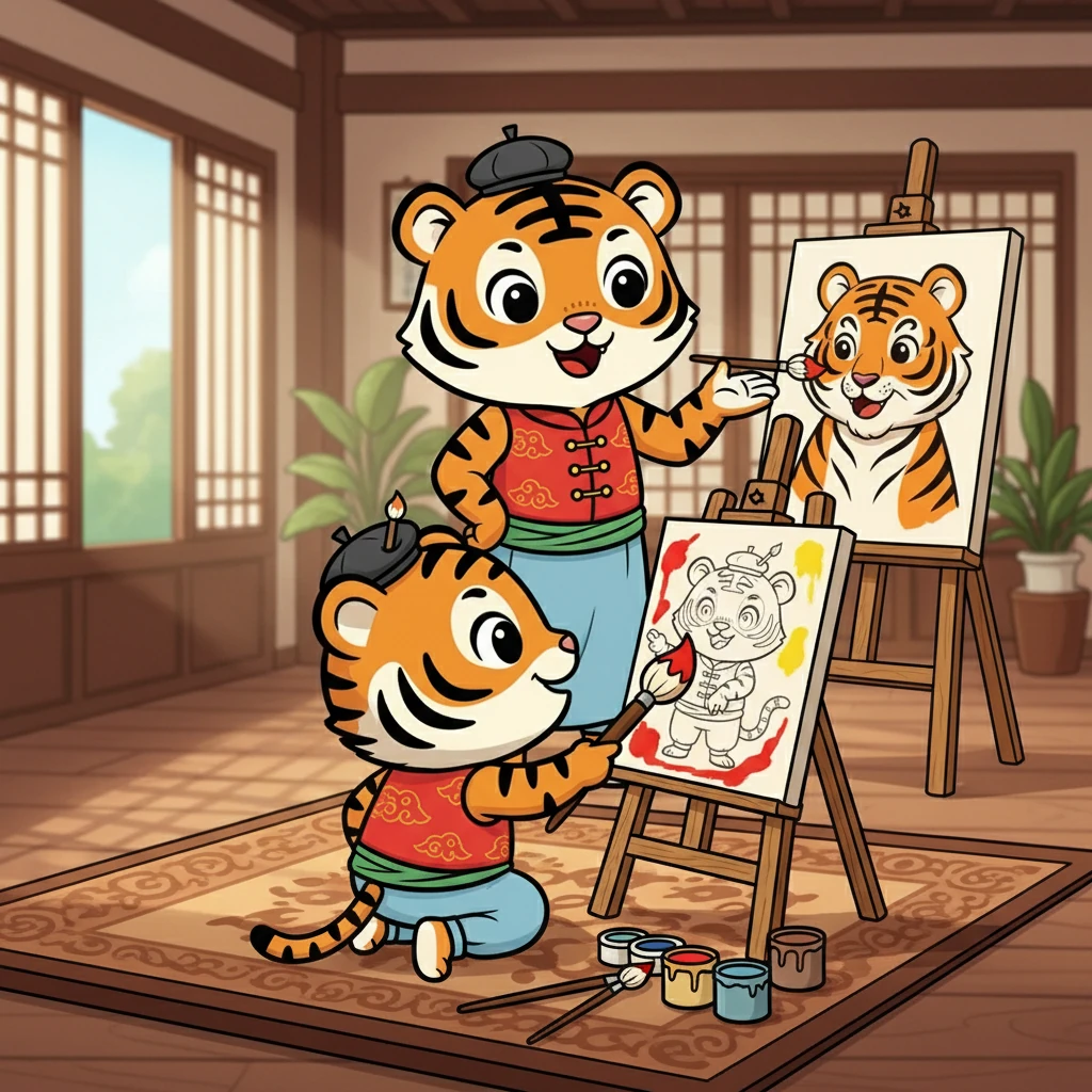 小虎学画