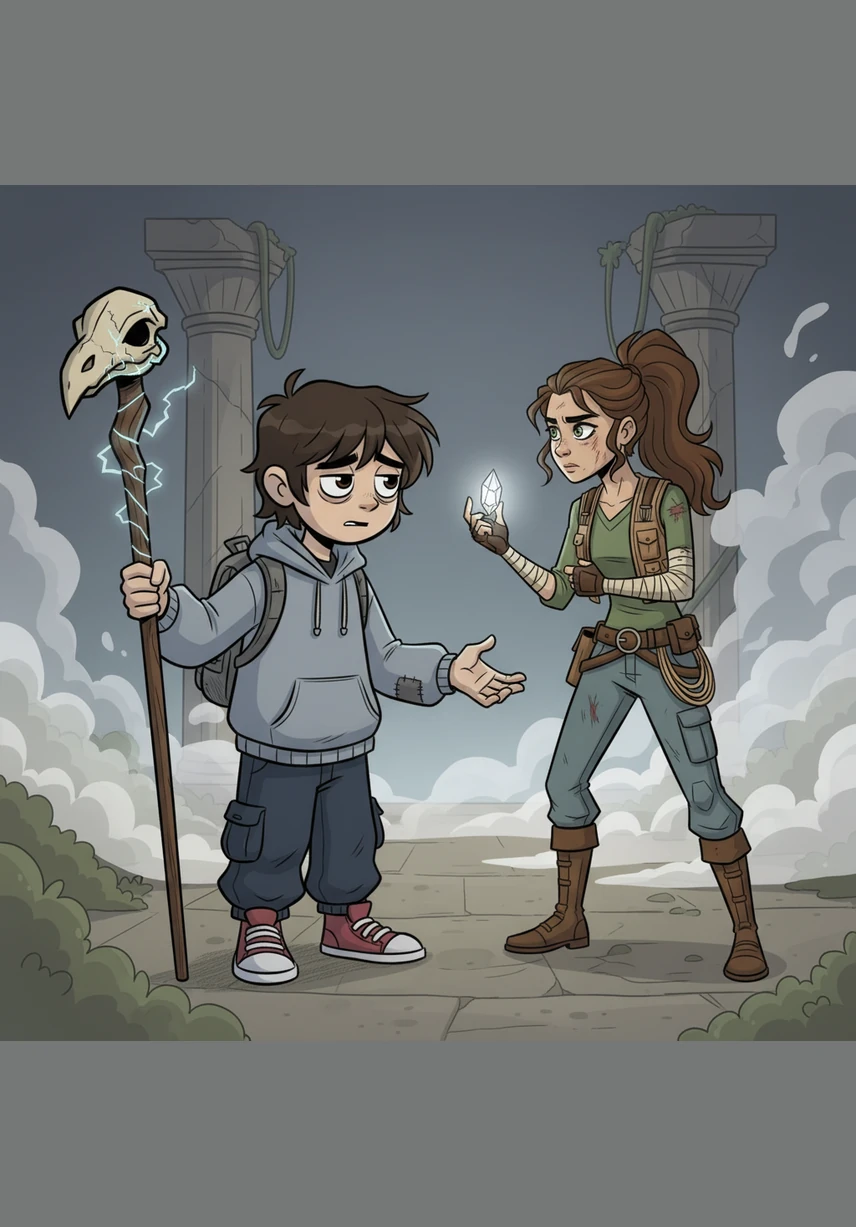 He rushes back to Maya and places the locket in her trembling hands, his clothes dripping and his breath visible in the chilly air. He expects a smile of relief, but Maya’s expression shifts into something cold and triumphant as she clutches the prize.