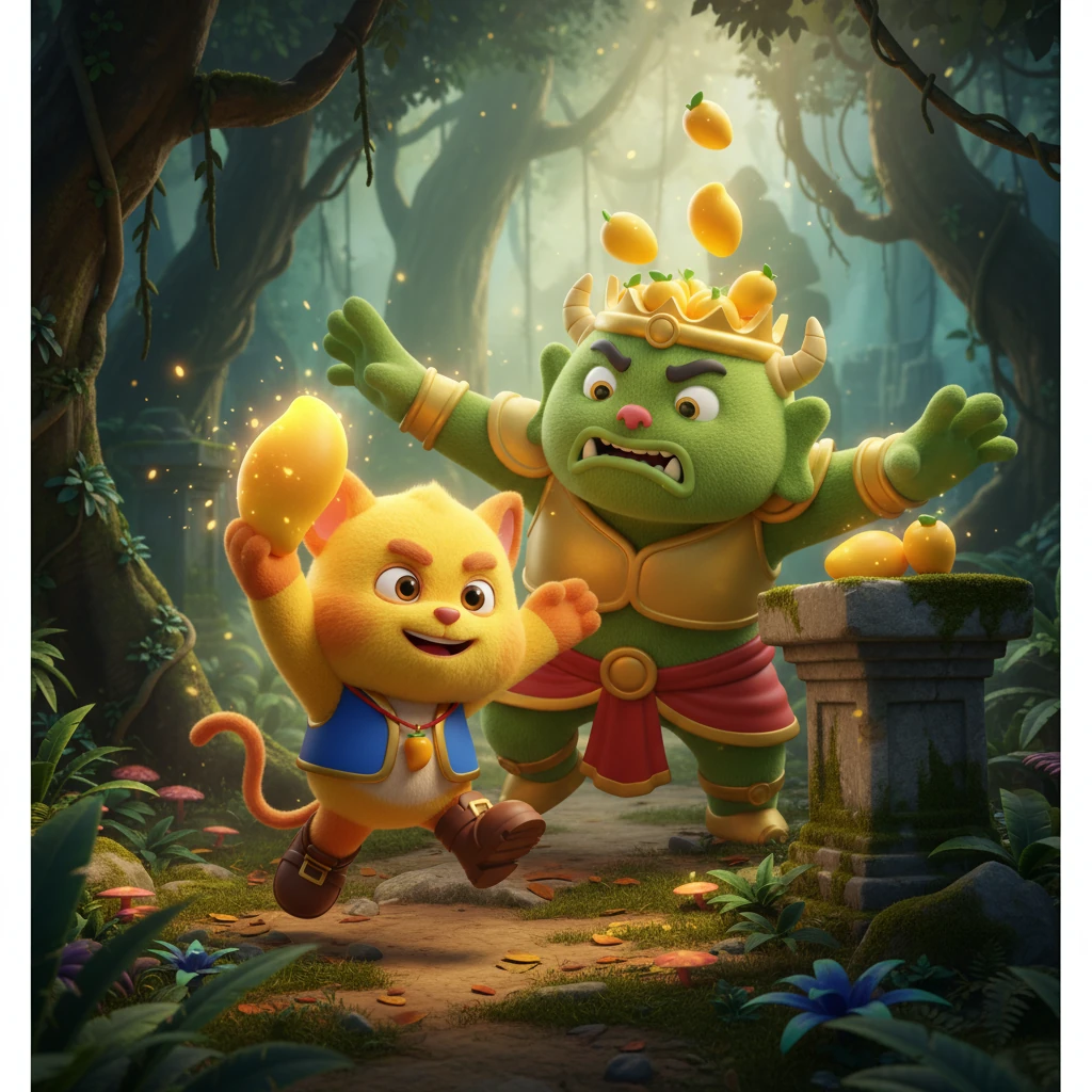 จ๊อกกี้กับมะม่วงทองคำ - fairy-tale