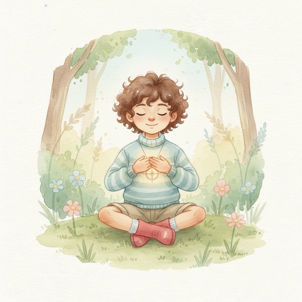 Lumi sat down in the clearing, feeling the steady, warm pulse of her heart's compass. It wasn't a physical object, but a deep, knowing feeling that settled all her uncertainties. She understood now; this was the guide she had always sought.
