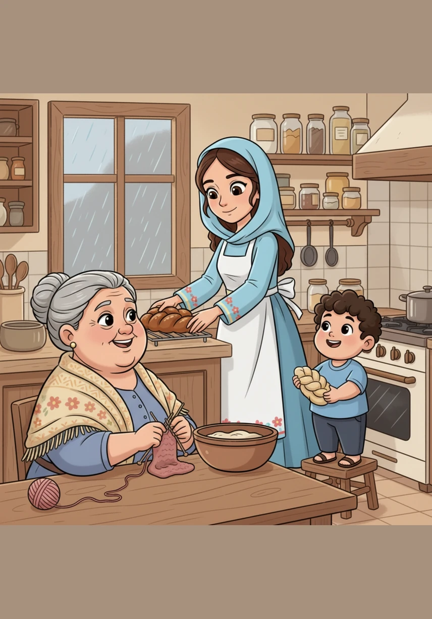 One rainy afternoon, Miriam notices an elderly neighbor struggling with heavy groceries and rushes out to help without being asked. As they walk together under a shared umbrella, the woman’s genuine smile of gratitude makes Miriam feel a sudden, unexpected warmth blooming in her chest.