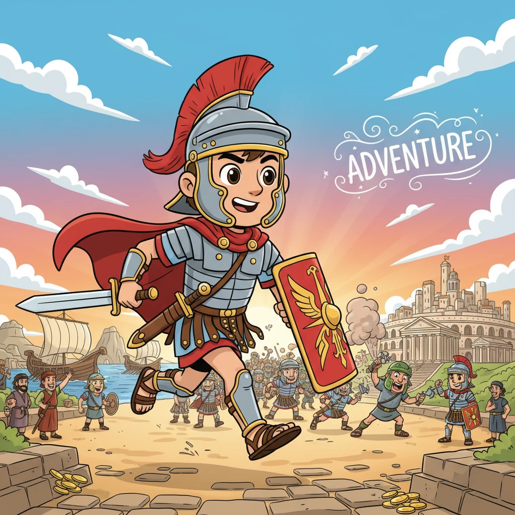 Valério's Roman Quest: A Soldier's Journey to Hispania - adventure