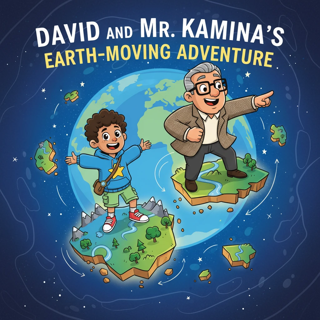 David and Mr. Kamina's Earth-Moving Adventure - educational